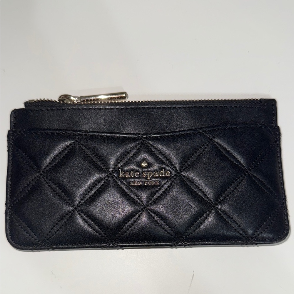 Kate Spade Black Quilted Wallet